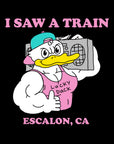 I Saw A Train tee