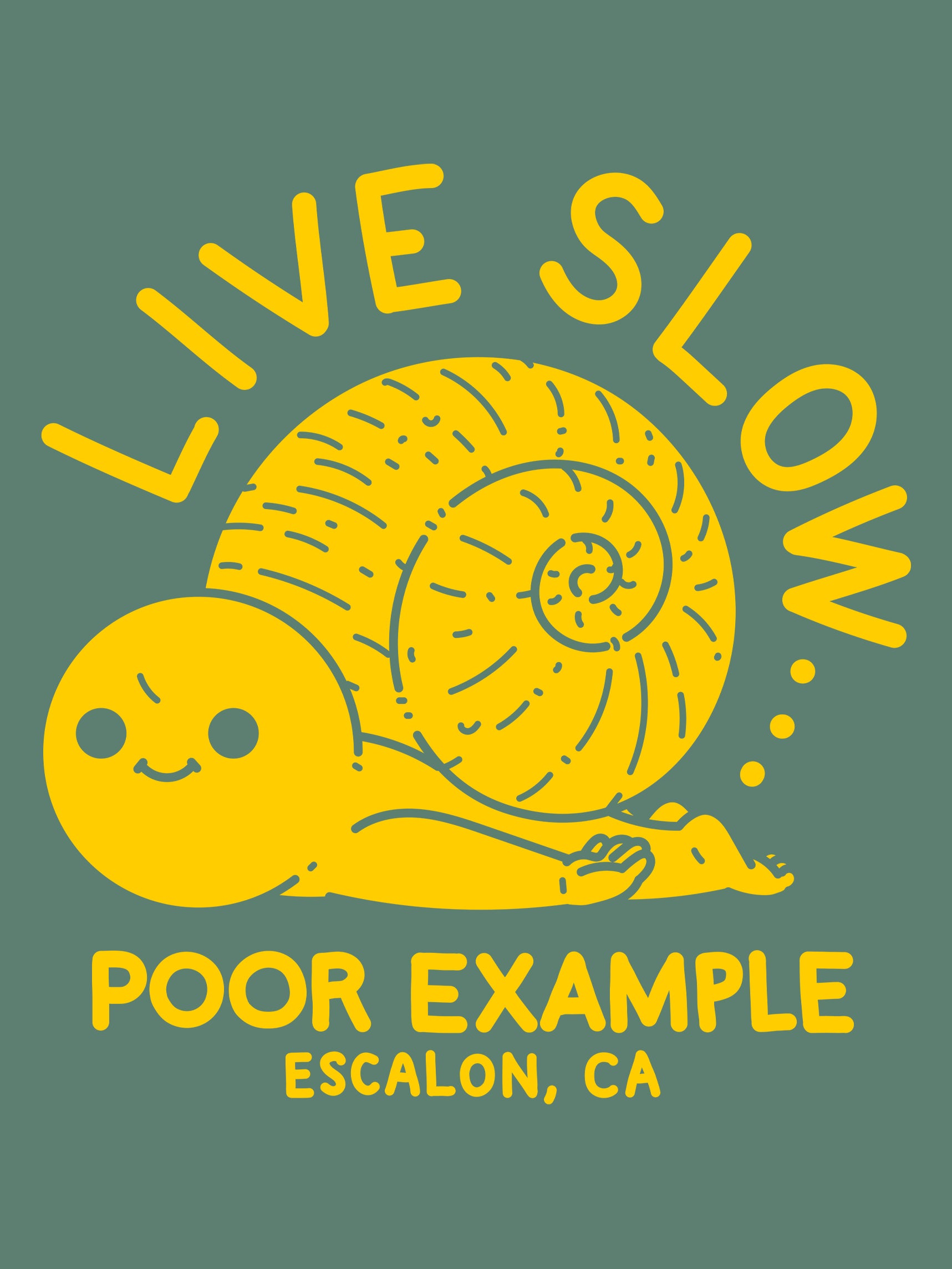 Live Slow tee