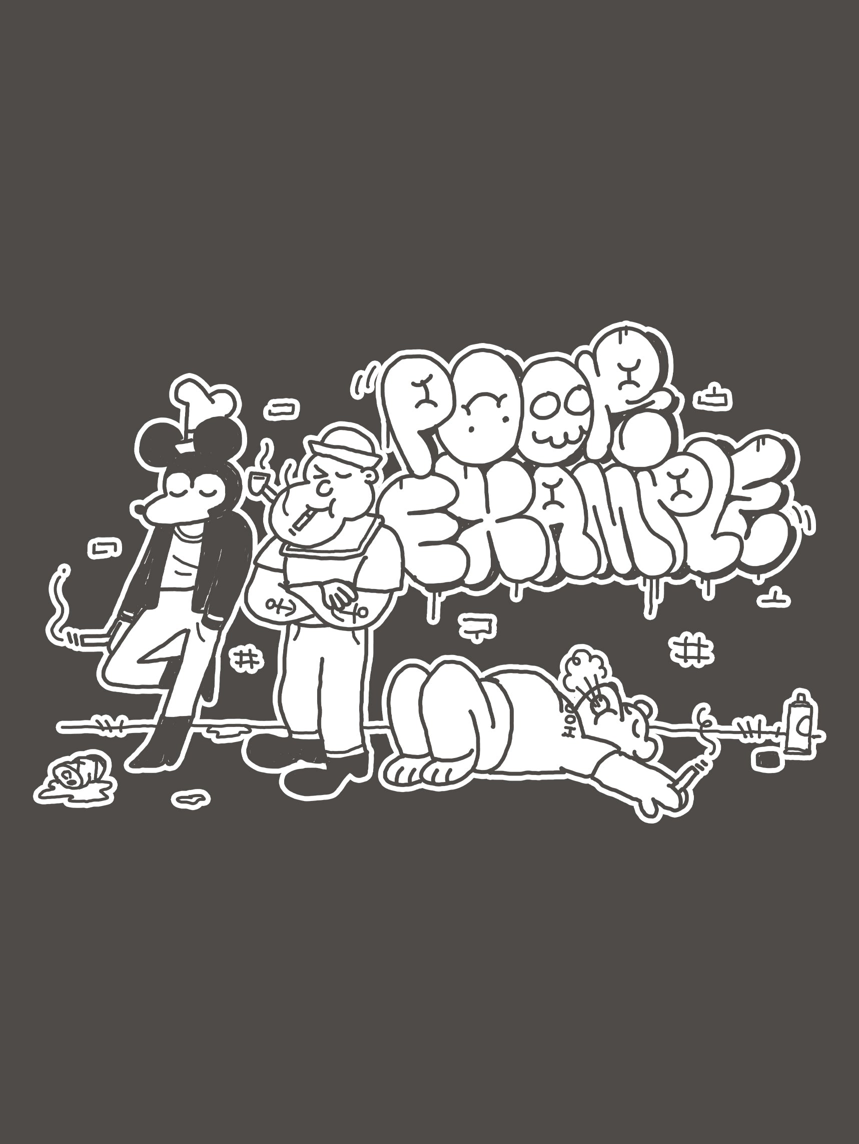 Public Domain boxy crop tee