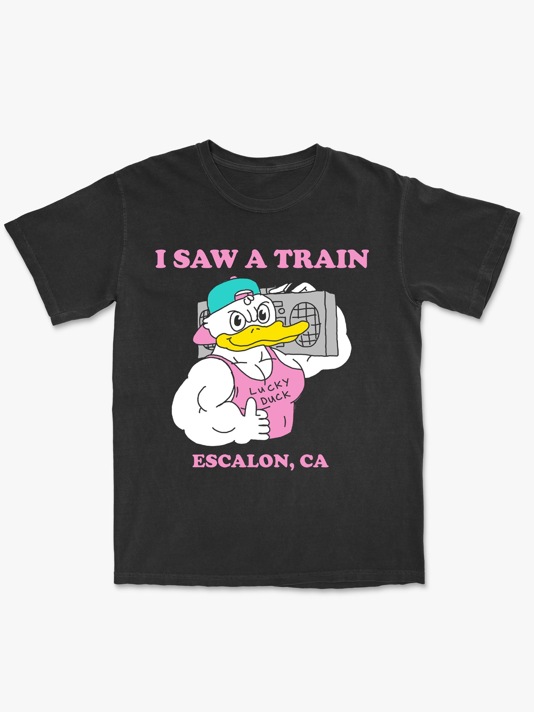 I Saw A Train tee